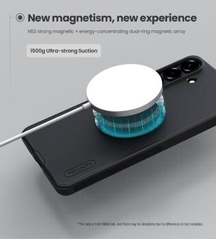 Nillkin Super Frosted PRO Magnetic Back Cover Защитный чехол для Samsung Galaxy S26+ / чёрный (57983129428)