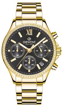 Giewont Sapphire Наручные часы женские / золотой/чёрный (GW3670-B3)