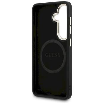Case Guess Perforated Logo MagSafe Защитный чехол для Samsung Galaxy S26 / чёрный (GUHMS26S5PG4SRGK)