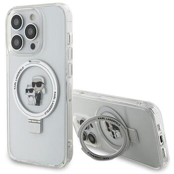 Karl Lagerfeld KLHMP13XHMRSKCH Ring Stand Hardcase Aizsargapvalks priekš iPhone 13 Pro Max 6.7