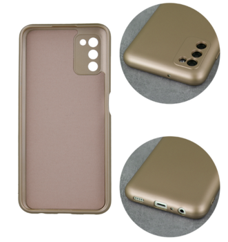 Mocco Metallic Case Защитный Чехол для Samsung Galaxy A15 4G / A15 5G (MC-MTC-SM-A15-GD)