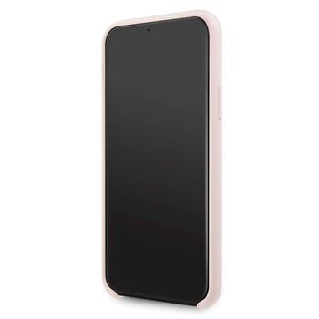 Guess GUHCN58LS4GLP Silicone 4G Tone On Tone Защитный чехол для iPhone 11 Pro / светло-розовый (GUHCN58LS4GLP)