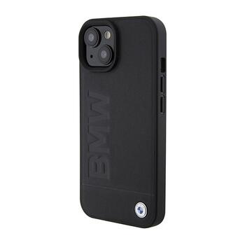 BMW Signature Logo Imprint Back Case Защитный Чехол для Apple iPhone 15 (BMHMP15SSLLBK)