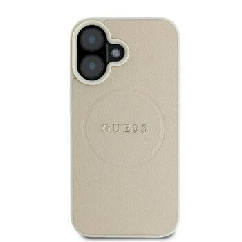 Guess GUHMP16SPGHSMME Hardcase Grained Ring MagSafe Защитный чехол для iPhone 16 6.1
