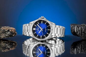 Giewont Elegance Sapphire Vīriešu pulkstenis / sudraba-zils (GW5160-B3)