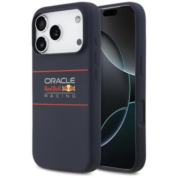 Red Bull Silicone Horizontal Centered Logo MagSafe Case Чехол для Apple iPhone 17 Pro (RBHMP17L24SIHSRV)