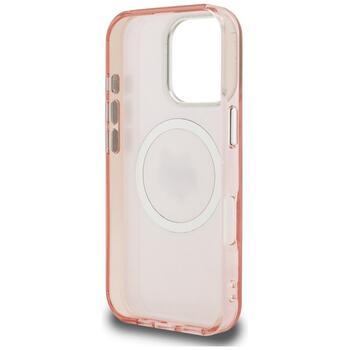 Case Karl Lagerfeld IML Choupette Head Logo MagSafe Защитный чехол для iPhone 16 Pro Max / розовый (KLHMP16XHMKBCHP)