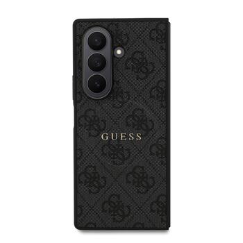 Guess PU Leather 4G Colored Ring Magnetic Case Aizsargapvalks priekš Samsung Galaxy Z Fold 7 / melns (GUHMZFD7P4MSEGCK)