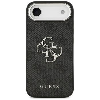 Guess 4G Big 4G Classic Logo Защитный чехол для iPhone 17 Air / чёрно-серебристый (GUHCP17MP4G4SMCK)