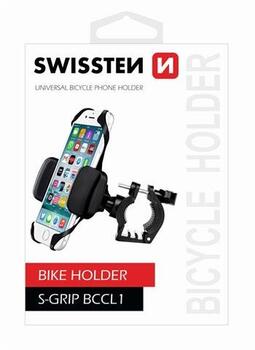 Swissten S-Grip BCCL1 Держатель Телефона Для Велосипеда (SW-BKH-BK)