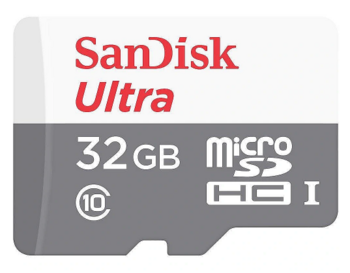 SanDisk microSDHC Карта Памяти 100 MB / 32GB (SDSQUNR-032G-GN6TA)