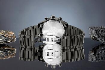 Giewont Vīriešu pulkstenis Chronograph Sapphire GW9140-B2 / melns (GW9140-B2)