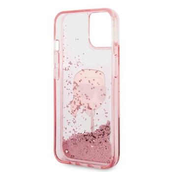 Karl Lagerfeld KLHCP14MLNKHCP Glitter Karl Head Aizsargapvalks priekš iPhone 14 Plus / 15 Plus 6,7