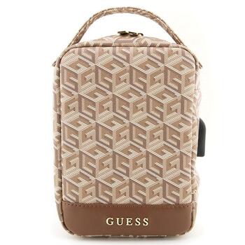 Guess Bag GUHBHGCFSEW Organize GCube Stripe Soma / brūns (GUHBHGCFSEW)