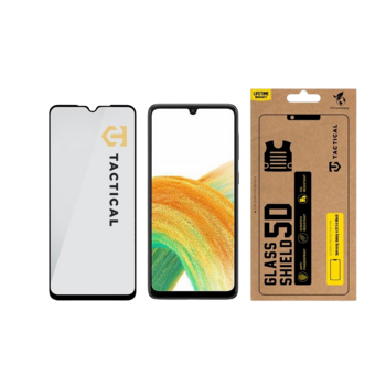 Tactical Glass Shield 5D Защитное стекло для Samsung Galaxy A33 5G / чёрный (TA-57983107740)