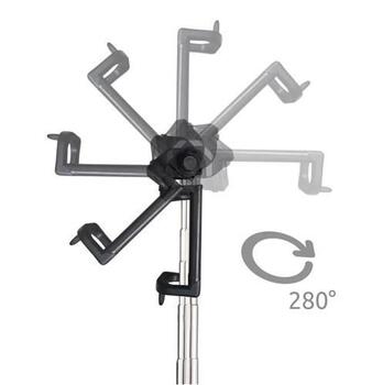 RoGer Selfie Stick + штатив подставка с Bluetooth пульт дистанционного управления (RO-SELF-TRI-BK)