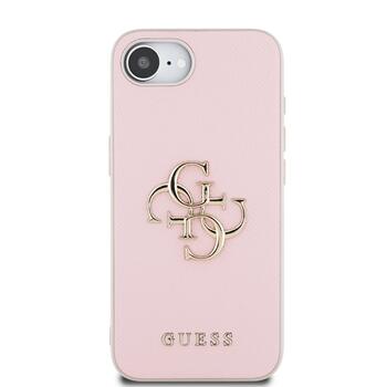 Guess PU Grained 4G Metal Logo Case Чехол для Apple iPhone 16e (GUHCPSE4PGT4MBP)