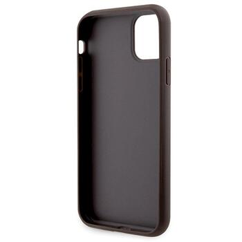 Guess GUHCN61P4TDSCPW Hardcase Crossbody 4G Metal Logo Aizsargapvalks priekš iPhone 11 / Xr 6.1