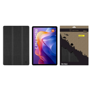 Tactical Book Tri Fold Case Planšetdatoru maciņš priekš Xiaomi Redmi Pad 2 11