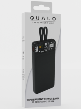Qualo QTPB10-LD-23-01 Повер Банк 10000 mAh / LED / 23W (QTPB10-LD-23-01)