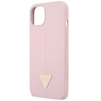 Guess GUHCP13SSLTGU Silicone Triangle Hardcase Защитный чехол для iPhone 13 mini 5,4