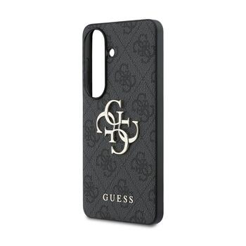 Guess PU 4G Metal Logo Case Защитный чехол для Samsung Galaxy S26+ / серый (GUHCS26M4GMGGR)