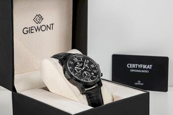 Giewont Vīriešu pulkstenis Chronograph Sapphire / melns (GW6260-A3)
