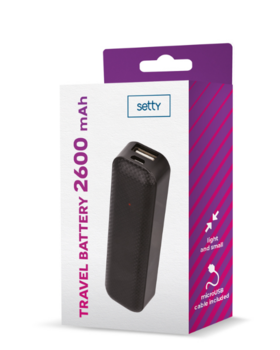 Setty Power Bank 2600 mAh (GSM103261)