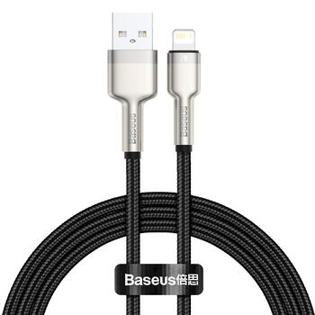 Baseus Cafule USB Cable Кабель для зарядки Lightning 2.4A 1m / чёрный (CALJK-A01)
