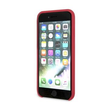 Guess GUHCI8LSGLRE Silicone Hard Case Aizsargapvalks priekš iPhone 7/8/SE 2020/SE 2022 / sarkans (GUHCI8LSGLRE)
