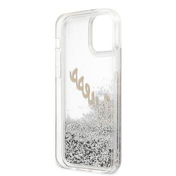 Guess GUHCP12LGLVSSI Glitter Vintage Script Hardcase Защитный чехол для iPhone 12 Pro Max 6,7