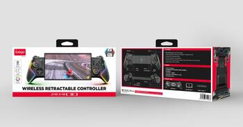 iPega SW2123 Беспроводной RGB геймпад для Nintendo Switch/Nintendo Switch 2 / чёрный (PG-SW2123)