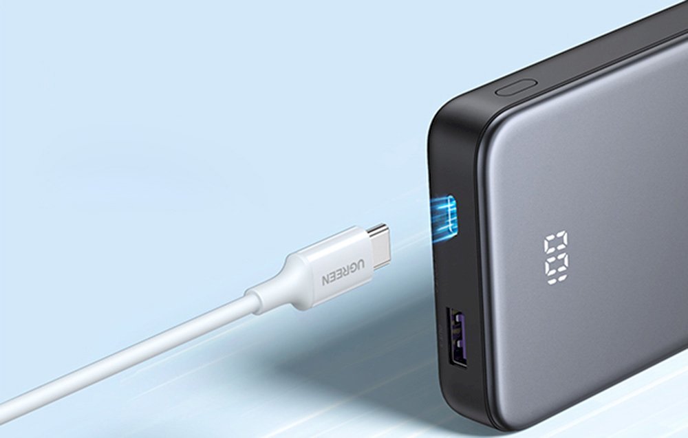 Ugreen PB526 Портативный аккумулятор 10000mAh 20W / серый (75161B)