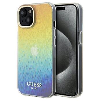 Guess GUHCP14SHDECMI Hardcase IML Faceted Mirror Disco Iridesc Защитный чехол для iPhone 14 / 15 / 13 6.1