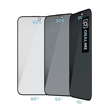 OBAL:ME Privacy 5D Glass Screen Protector Защитное стекло для Apple iPhone 15 Pro Max / чёрный (57983121449)