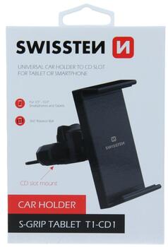 Swissten S-Grip T1-CD1 Универсальный Держатель В CD / Radio кдля Планшетов / Телефонов / GPS (SW-T1-CD1-BK)