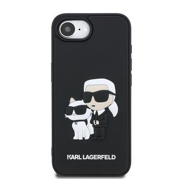 Karl Lagerfeld 3D Rubber Karl and Choupette Case Чехол для Apple iPhone 16e (KLHCPSE43DRKCNK)