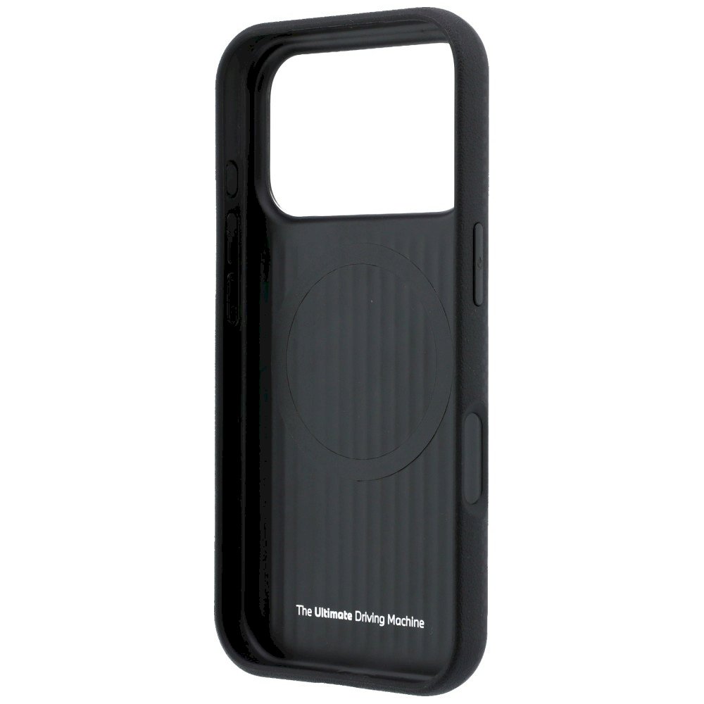 BMW M Quadrille Kevlar Case Anthracite & Tricolor Print Lines MagSafe Aizsargapvalks priekš iPhone 18 Pro Max (BMHMP18X25PUKRESK)