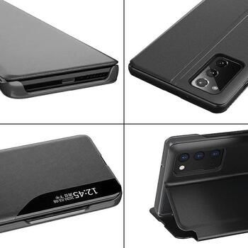 Mocco Smart Flip Cover Case Чехол Книжка для телефона Samsung Galaxy A42 5G / Черный (MC-FLIP-SAM-A42-5G-BK)