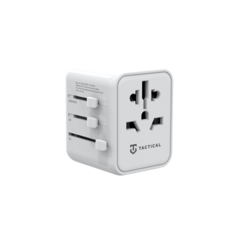 Tactical PTP Travel Adapter Ceļojumu adapteris / balts (TA-57983114716)