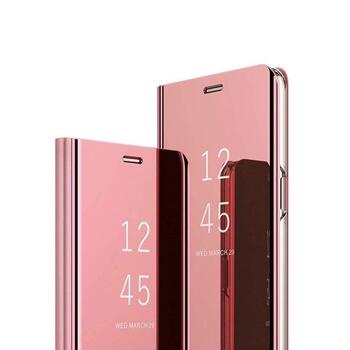 Mocco Clear View Cover Case Чехол Книжка для телефона Samsung Galaxy A42 5G Розовый (MO-CL-SA-A42-PI)