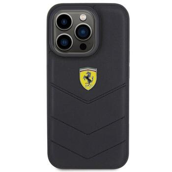 Ferrari Quilted Metal Logo Back Case Защитный Чехол для Apple iPhone 15 Pro (FEHCP15LRDUK)