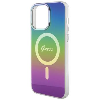 Guess GUHMP15XHITSK Hardcase IML Iridescent MagSafe Защитный чехол для iPhone 15 Pro Max 6.7