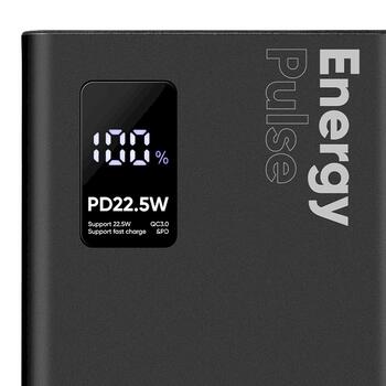 OBAL:ME EnergyPulse Powerbank 10000mAh 22.5W Портативный аккумулятор / чёрный (OMPWB10K)