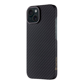 Tactical MagForce Aramid Cover Aizsargapvalks priekš Apple iPhone 15 / melns (TA-57983115951)