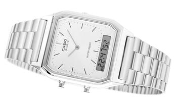 CASIO AQ-230A-7AMQYES Sieviešu pulkstenis / Sudraba (AQ-230A-7AMQYES)