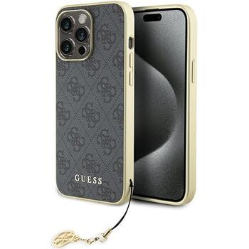 Guess 4G Charms Collection Back Case Защитный Чехол для Apple iPhone 15 Pro Max (GUHCP15XGF4GGR)