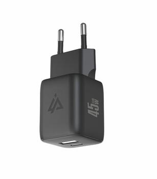 iPeax GaN USB-C / USB-A 3арядное устройство 45W (90010128)