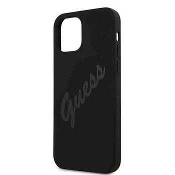 Guess GUHCP12LLSVSBK Script Vintage Защитный чехол для iPhone 12 Pro Max 6,7