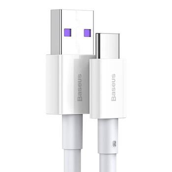Baseus Superior Series Fast Charging Data Cable USB-A - USB-C Кабель для быстрой зарядки и передачи данных 66W 2m / белый (CATYS-A02)
